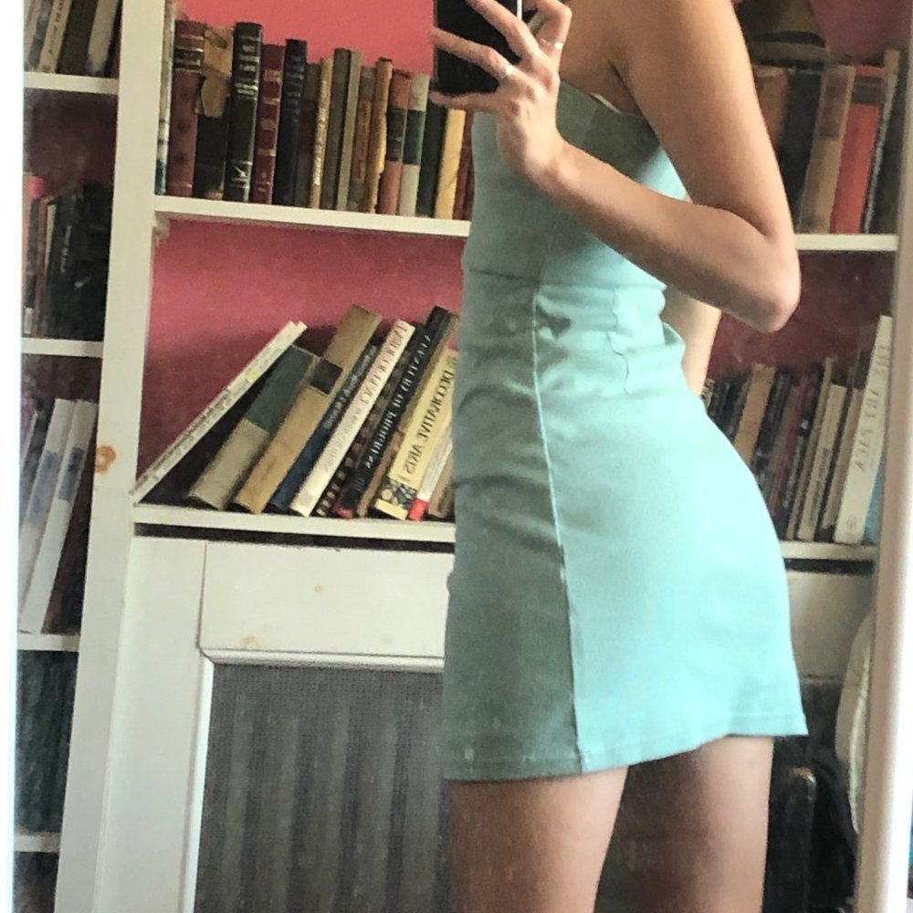 Showpo green summer dress small - Picture 4 of 4